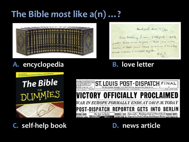 Models for the Bible